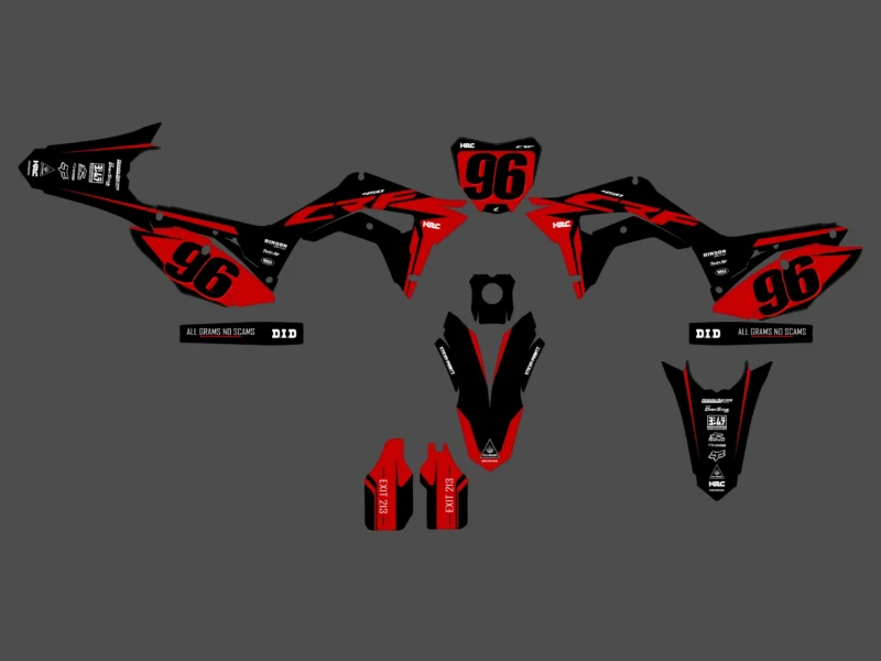 kit déco honda 250 crf (2018 2021) – cherry