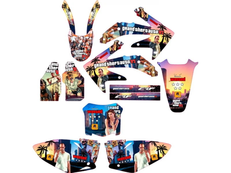 kit déco honda 450 crf (2005 2008) gta