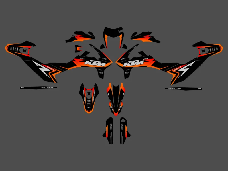 kit déco ktm 690 smcr (2019 2024) furious