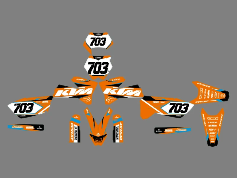 kit déco ktm exc / exc f (2004 2007) soft