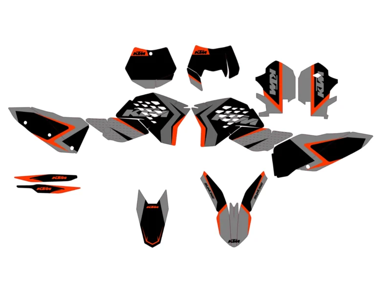 kit déco ktm exc / exc f (2008 2011) simple