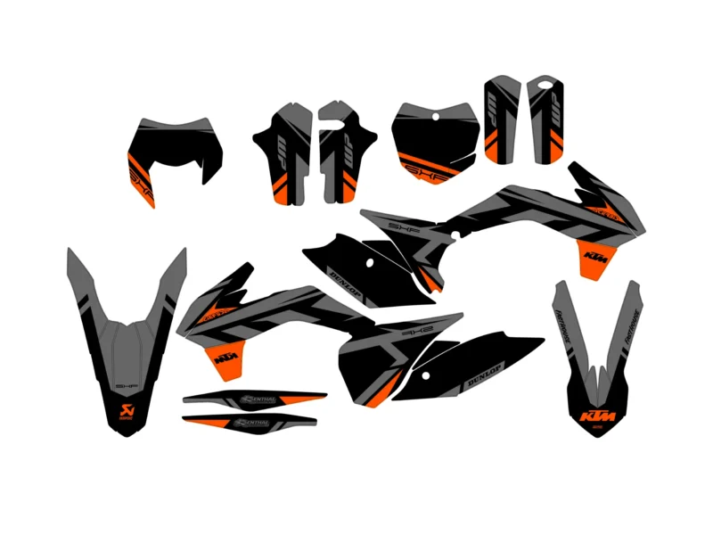 kit déco ktm exc / exc f (2014 2016) course