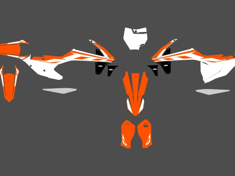 kit déco ktm exc / exc f (2017 2019) origine