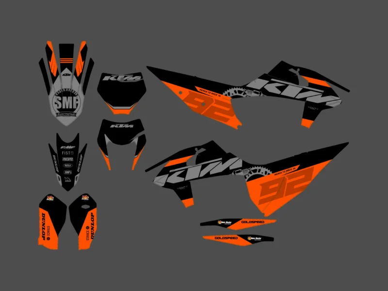 kit déco ktm exc / exc f (2020 2023) tool