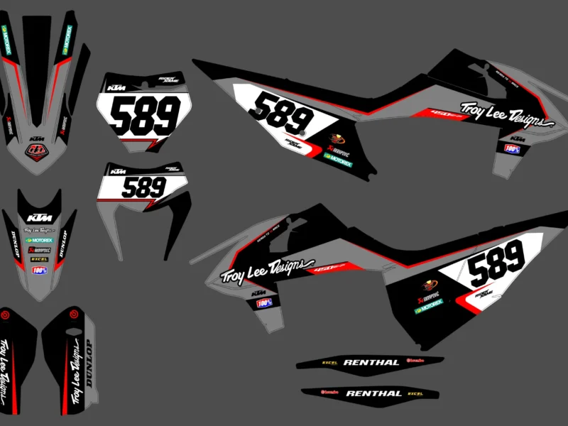 kit déco ktm exc / exc f (2020 2023) troy lee