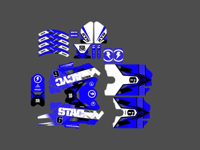 kit déco stacyc 16edrive energy bleu