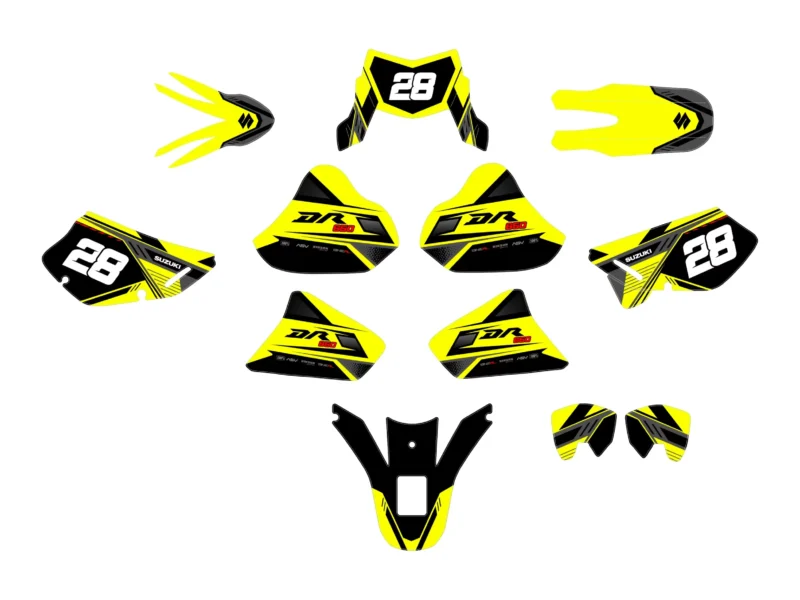 kit déco suzuki dr 650 race