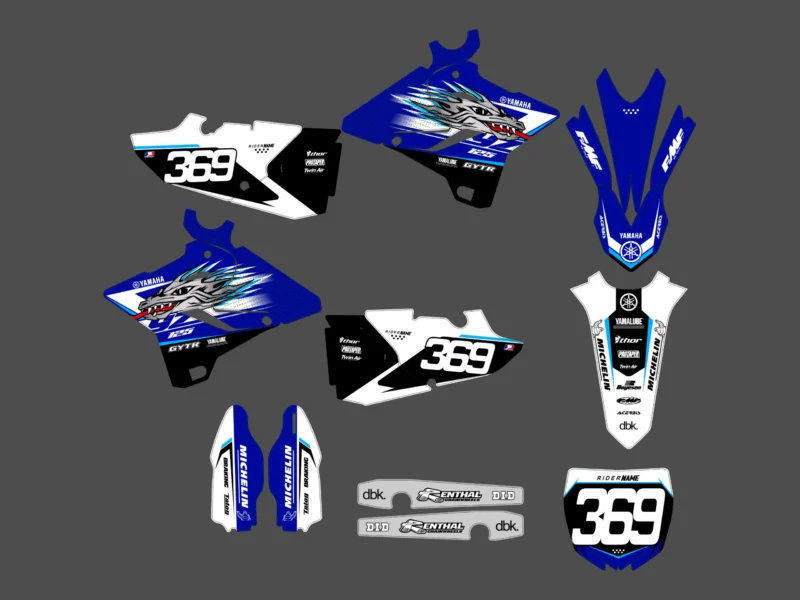 kit déco yamaha 125 yz (2015 2021) dragon