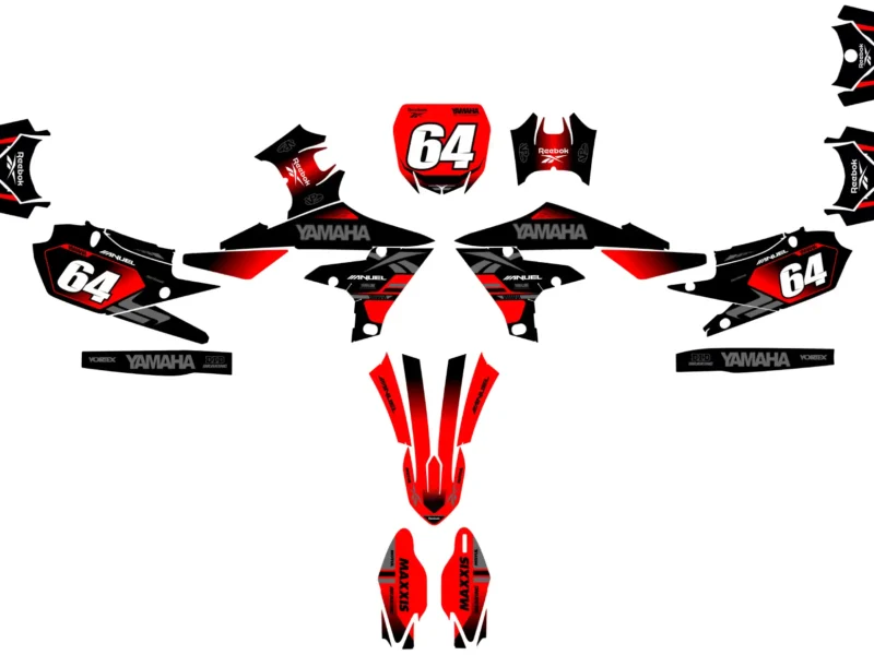 kit déco yamaha 450 yzf (2018 2022) anuel rouge
