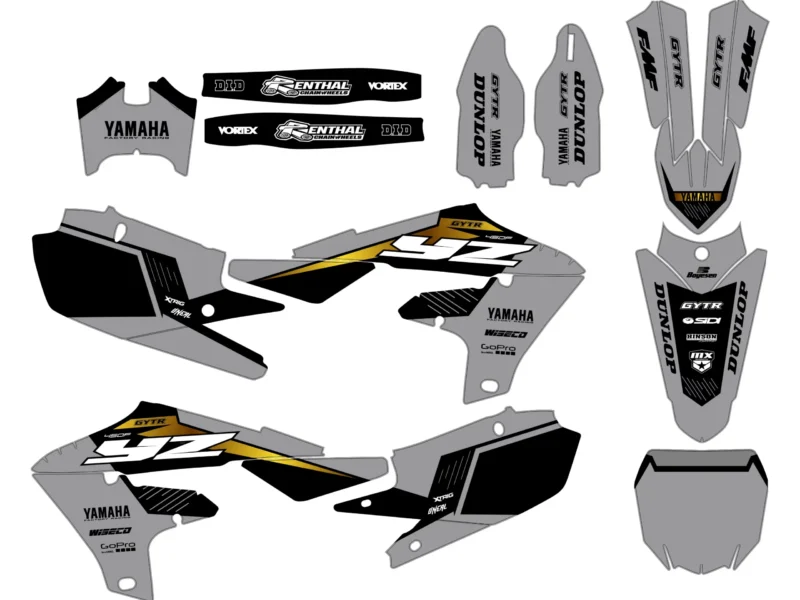 kit déco yamaha 450 yzf (2018 2022) gold
