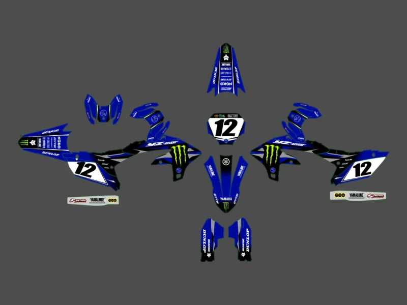 kit déco yamaha 450 yzf (2018 2022) monster #3
