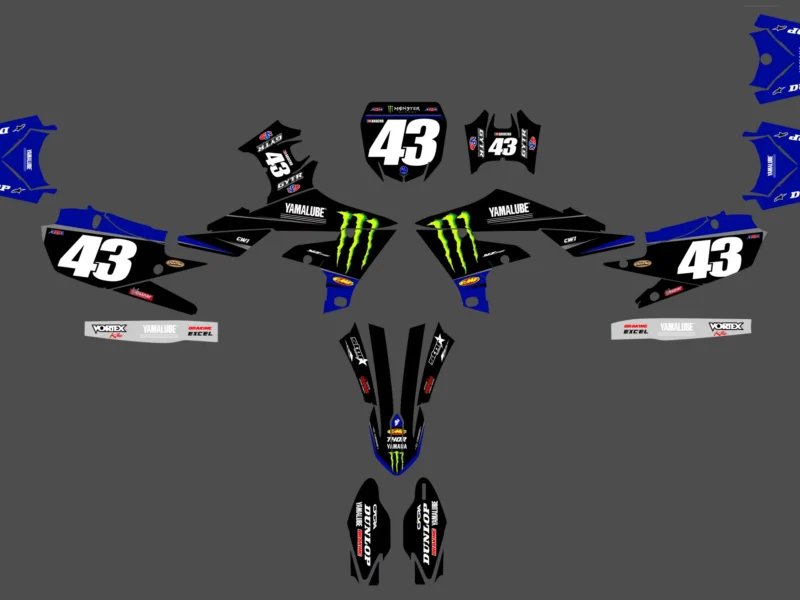 kit déco yamaha 450 yzf (2018 2022) monster #4