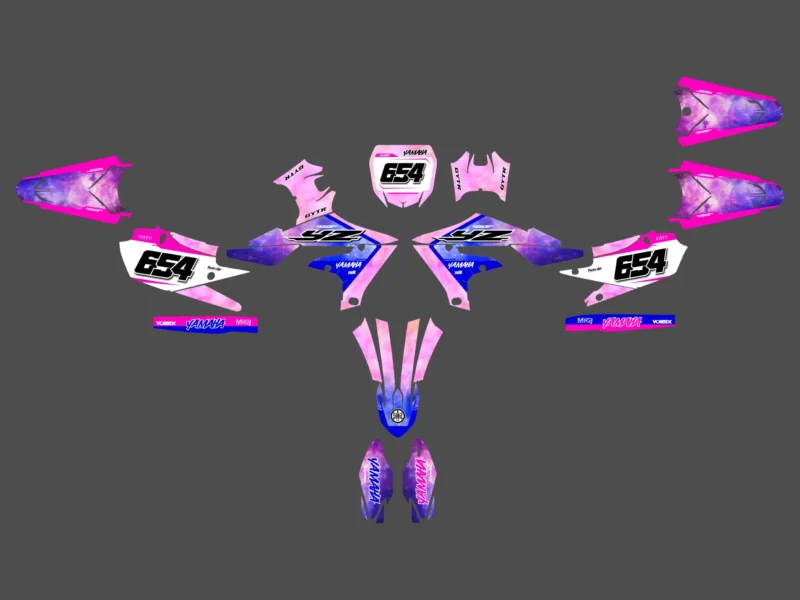 kit déco yamaha 450 yzf (2018 2022) pinky