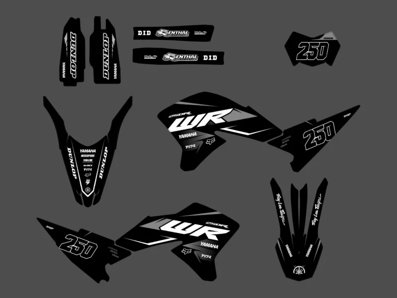 kit déco yamaha wr250x – race noir