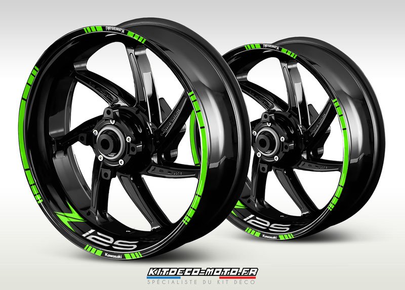 stickers de jante moto kawasaki z125