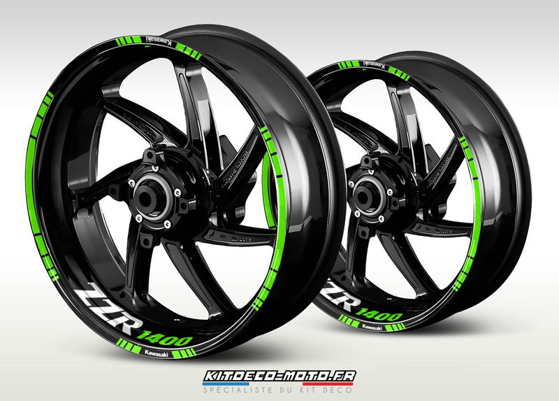 stickers de jante moto kawasaki zzr 1400