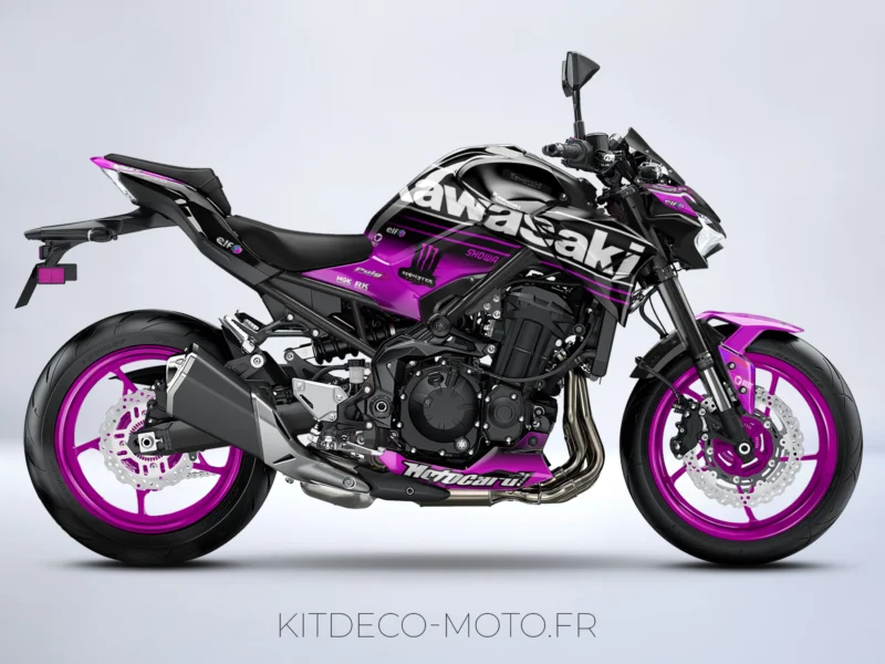 kit déco kawasaki z900 monster rose