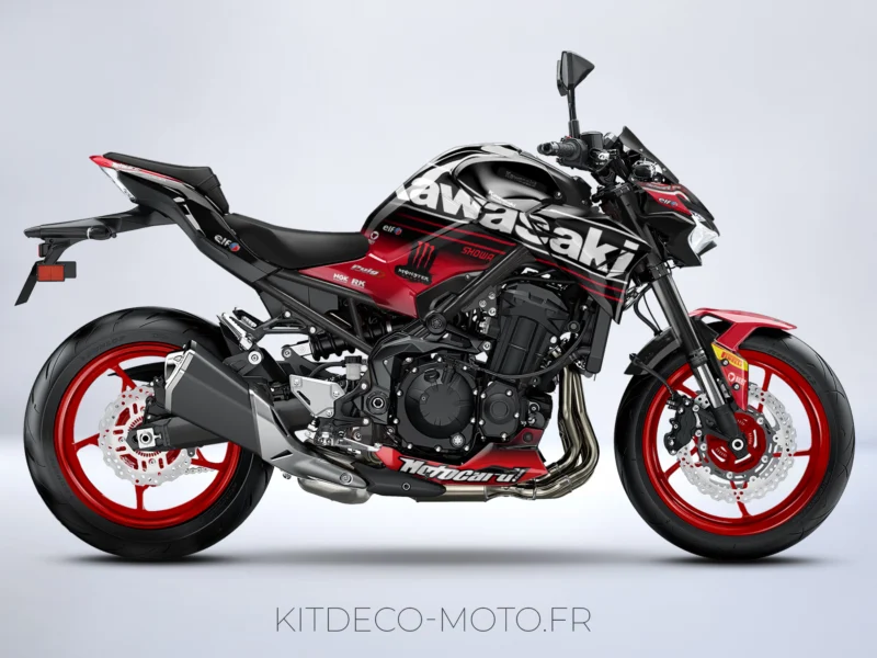 kit déco kawasaki z900 monster rouge