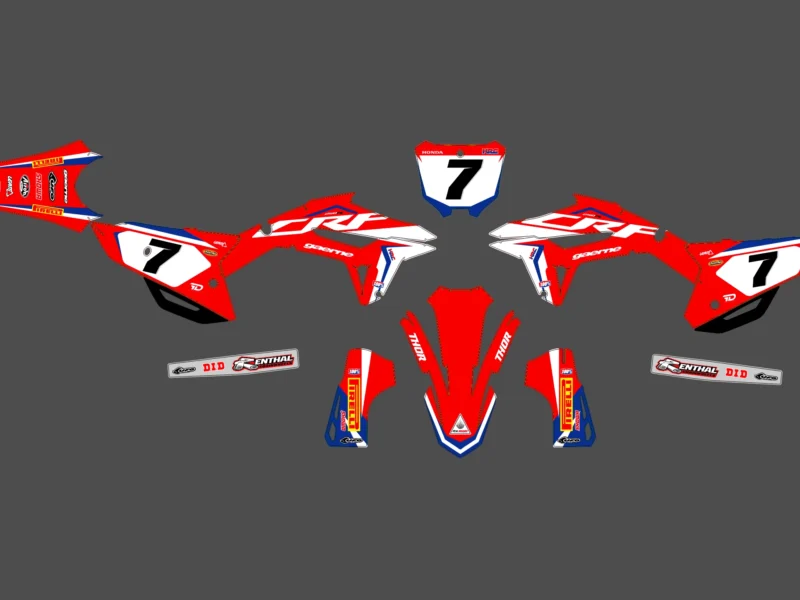 kit déco honda 450 crf (2021 2024) type origine #2