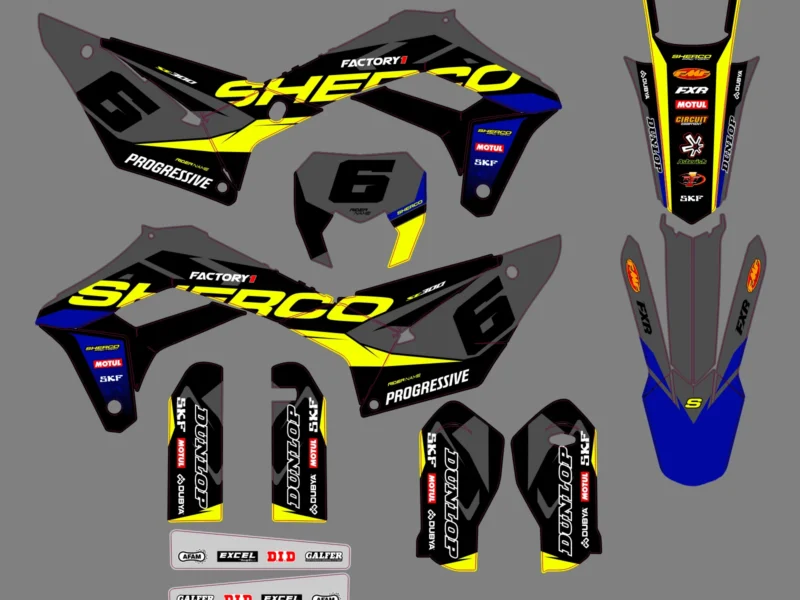kit déco sherco se / sef (2017 2023) poly