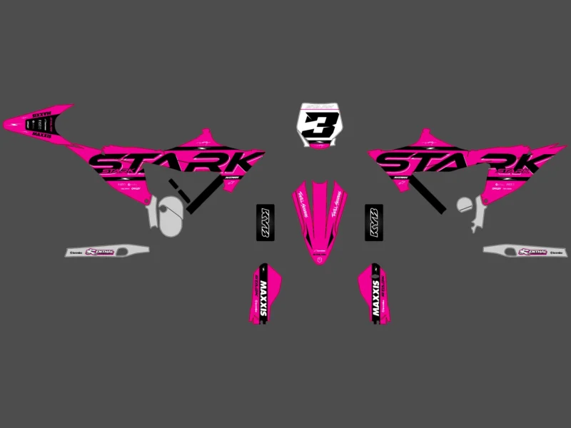 kit déco stark varg future race rose