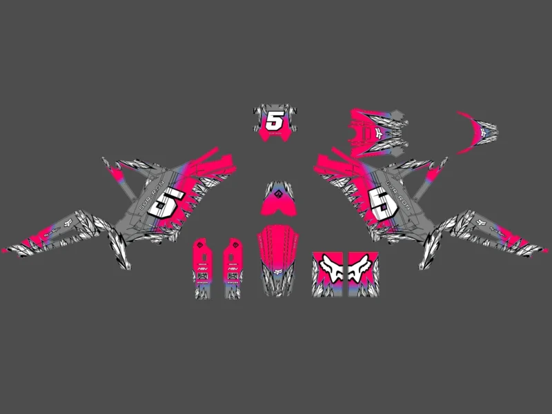 kit déco sur ron light bee factory rose