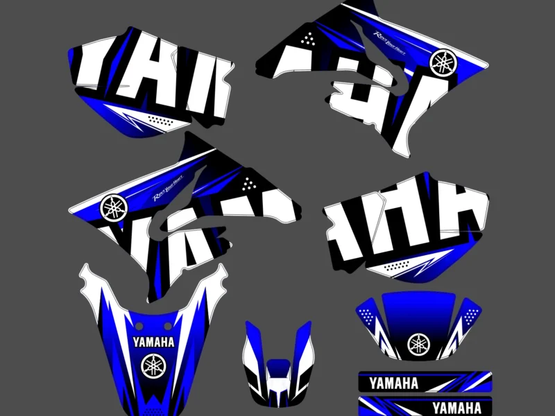 kit déco yamaha dt 50 – loop bleu