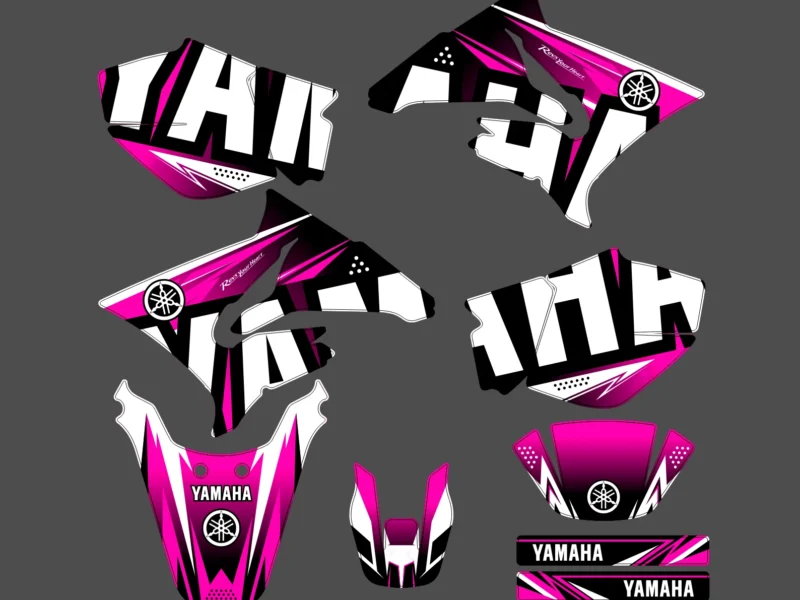 kit déco yamaha dt 50 – loop rose