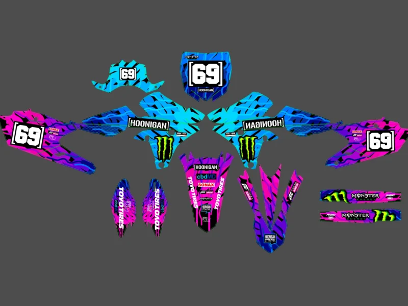 kit déco yamaha 450 yzf (2014 2017) monster