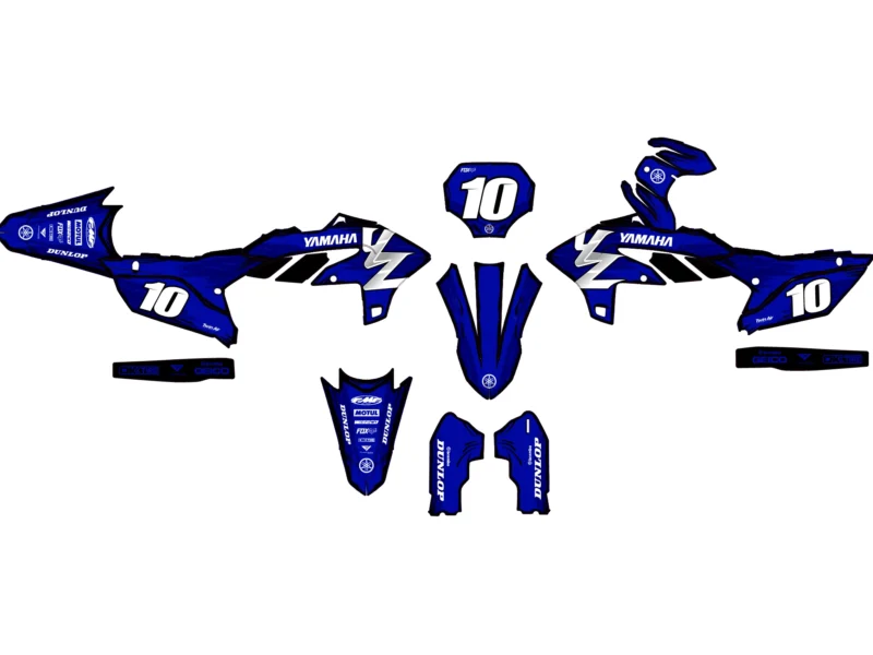 kit déco yamaha 450 yzf (2023 2024) cartoon bleu